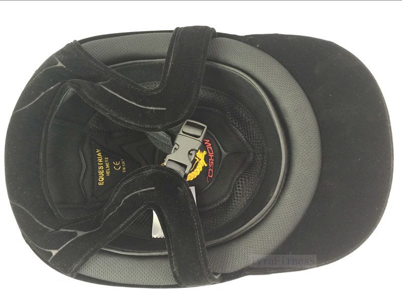 Equestrian Horse Riding Safety Helmet Breathable Durable Unisex Half Cover flocking ABS Polyfoam CE Aproved