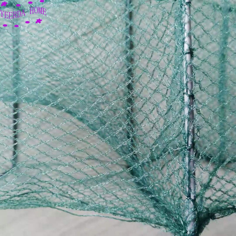 2.5meters fishing net folding portable folding fishing net casting net crayfish shrimp catcher tank trap Chinese cage net