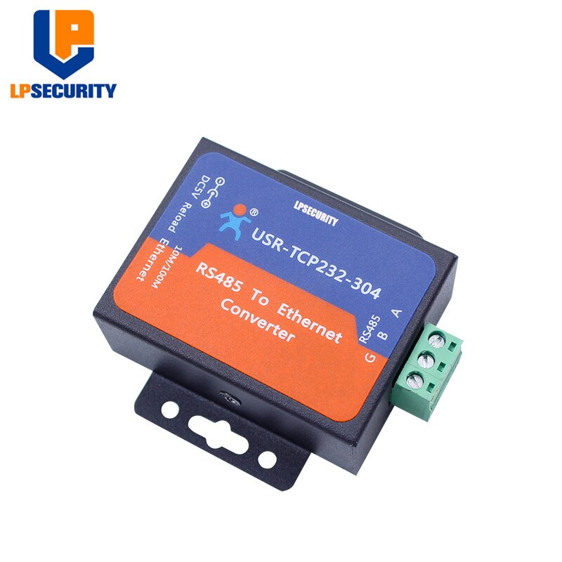 LPSECURITY Data Transmission RS485 Serial to Ethernet Converter, USR-TCP232-304