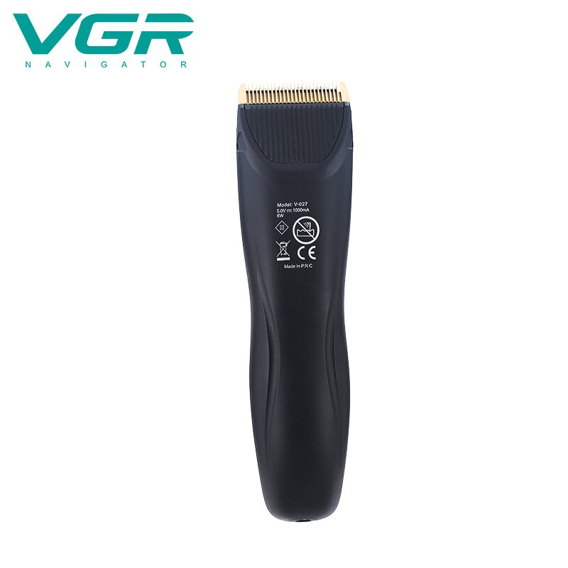 VGR 027 Hair Clipper Personal Care Modeling Barber Haircut LCD Barbershop Reduction Light Trimmer For Men VGR V027