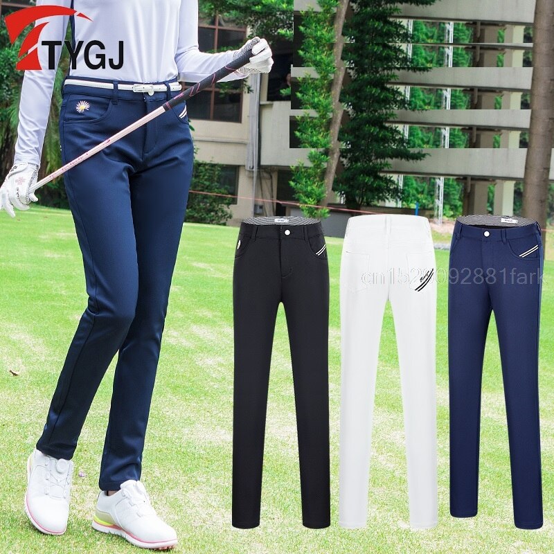 Winter Frau Schlank Plus Samt Golf Hosen Herbst Golf Tragen Winddicht Schnee-Hosen Damen Warme Tennis Golf Hosen