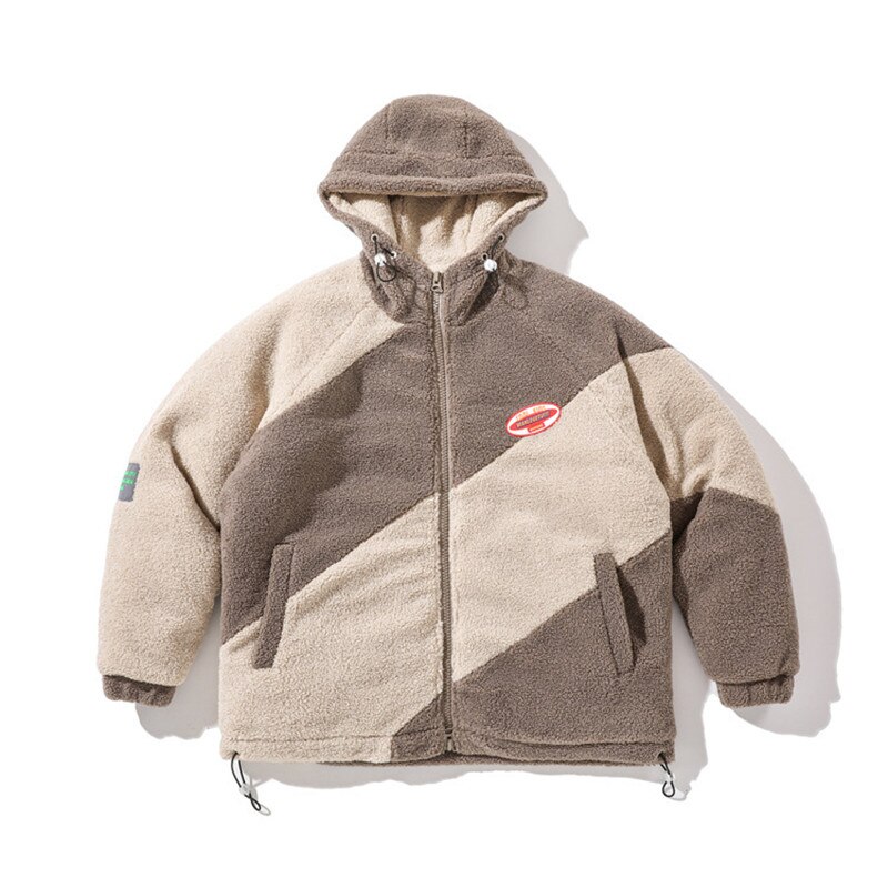 Gsywaipei Mens Geïsoleerde Lederen Jas Winter Dikke Motorfiets Lederen Jas Mid-Lengte Rits Bomber Mannelijke PU Jassen, Koffie, XL