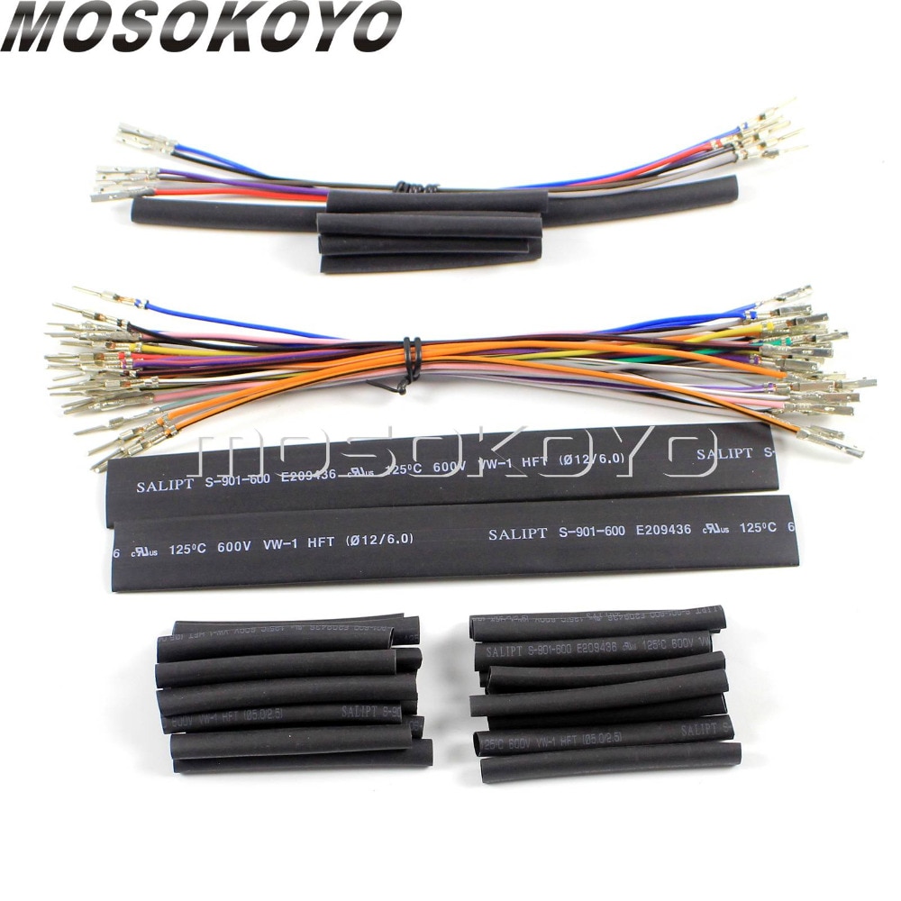 10"-12" APE Hanger Handlebar Wiring Extension Kit Line Cable Wire Extender for Harley Touring Road King Street Glide 2007