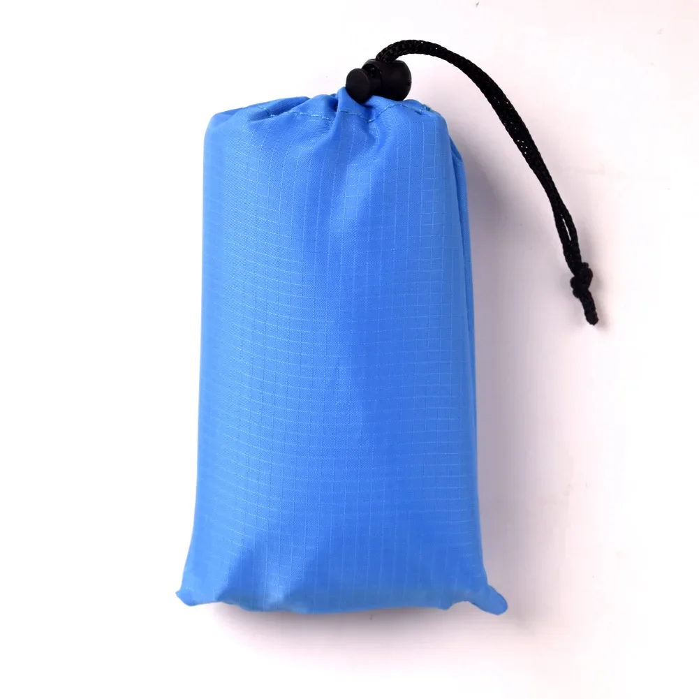 Tienda de campaña, lona, lluvia, sombrilla, hamacas, refugio, Camping, supervivencia, refugio solar, toldo de Picnic, cubierta impermeable para senderismo, Acce: Azul