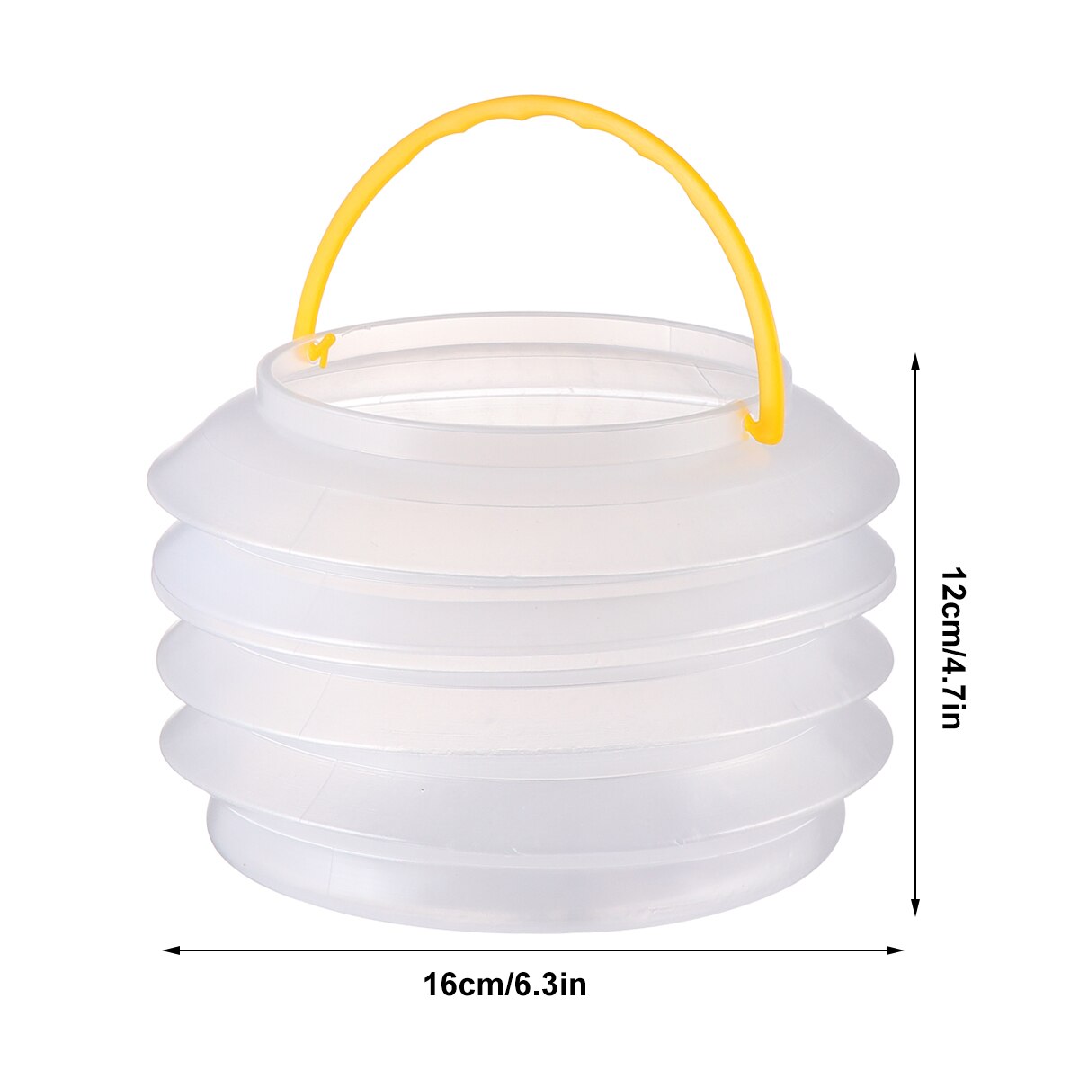 2pcs 2L Portable Folding Bucket Folding Water Bucket Travelling Foldable Bucket Transparent Washbasin For Car Fishing Travel