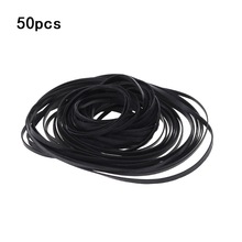 50 STUKS 40-135 MM Universele Mix Cassette Tape Machine Riemen Diverse Gemeenschappelijke Platte Rubber Riem voor Recorders Walkman CD DVD Drive