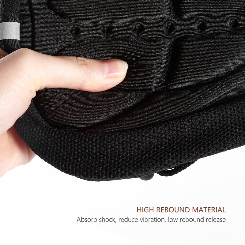 Fiets Zadel Siliconen 3D Verdikte Zachte Gel Pad Kussenhoes Mtb Mountainbike Accessoires Extra Comfort Fietsen Zadel Seat