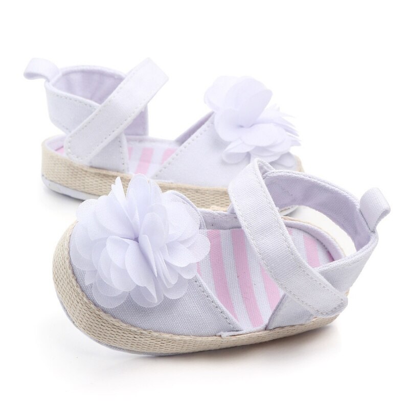 Newest Summer Kids Shoes Cotton Sweet Children Sandals For Girls Toddler Baby Breathable Shoes