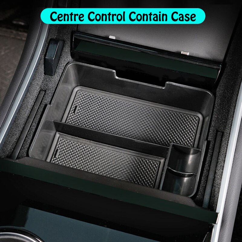 til tesla modell 3 tilbehør bil senter armlener oppbevaringsboks auto container hanske mynt arrangør sak