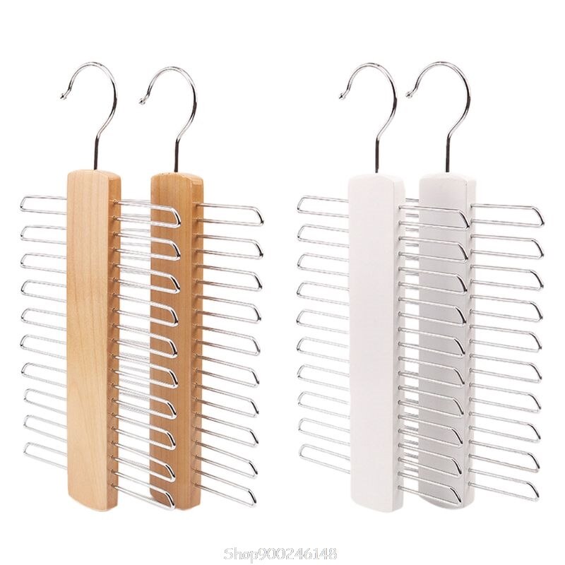 Holz 20 Bar binden Gestell KleiderbüGel-Schal, Gürtel, Zubehör Veranstalter N09 20