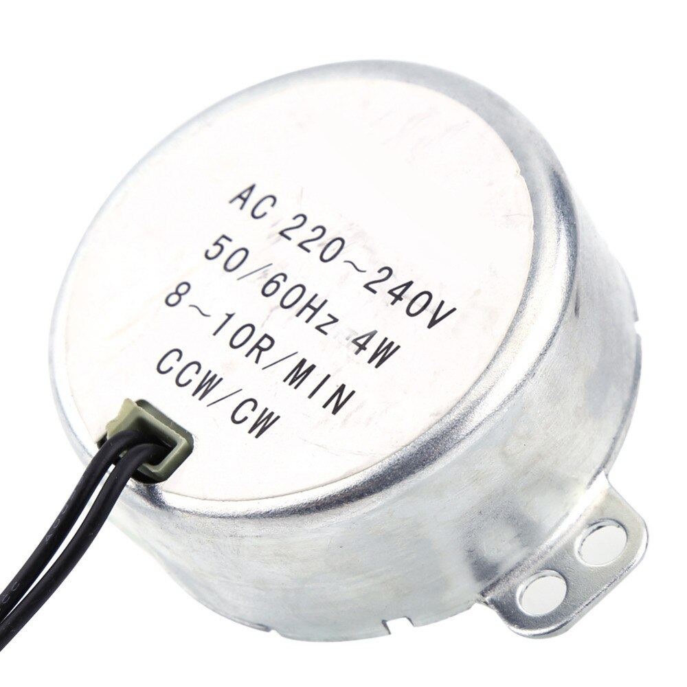AC Motor 220-240 V Synchrone Motor Motorreductor 4 W CW/CCW 8-10 RPM 50/60Hz Permanente Magneet Synchrone Motor