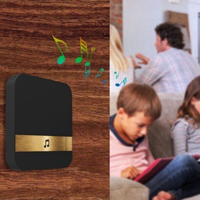 Nuovo Campanello Senza Fili A Distanza 300M Lunga Distanza Automatico di Chiamata Campana Elettronico Intelligente Impermeabile Campane Smart Home, Casa Intelligente Accesso