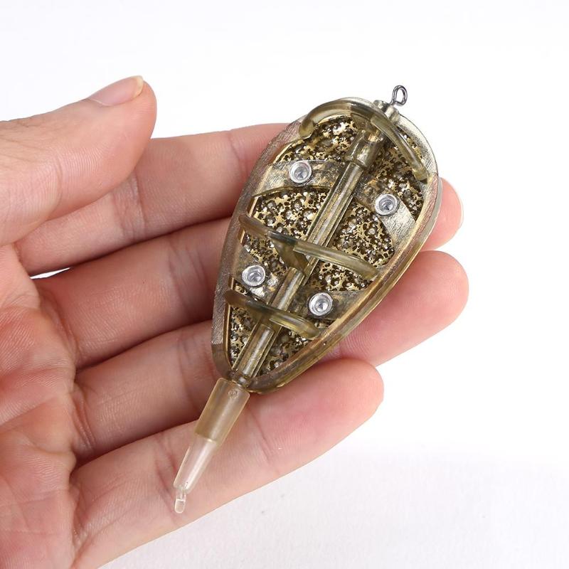 Cebador de método en línea, molde de cebo, lanzador, conjunto de plomada, soporte de cebo de Pesca de carpa, herramienta para aparejos de Pesca, accesorios Iscas