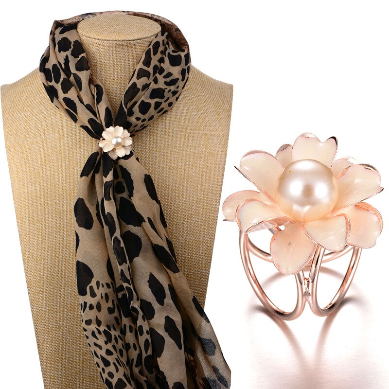 Moda flores broche cachecol fivela buquê de cristal luxo cachecol clipes para o natal feminino jóias de natal dropshipping