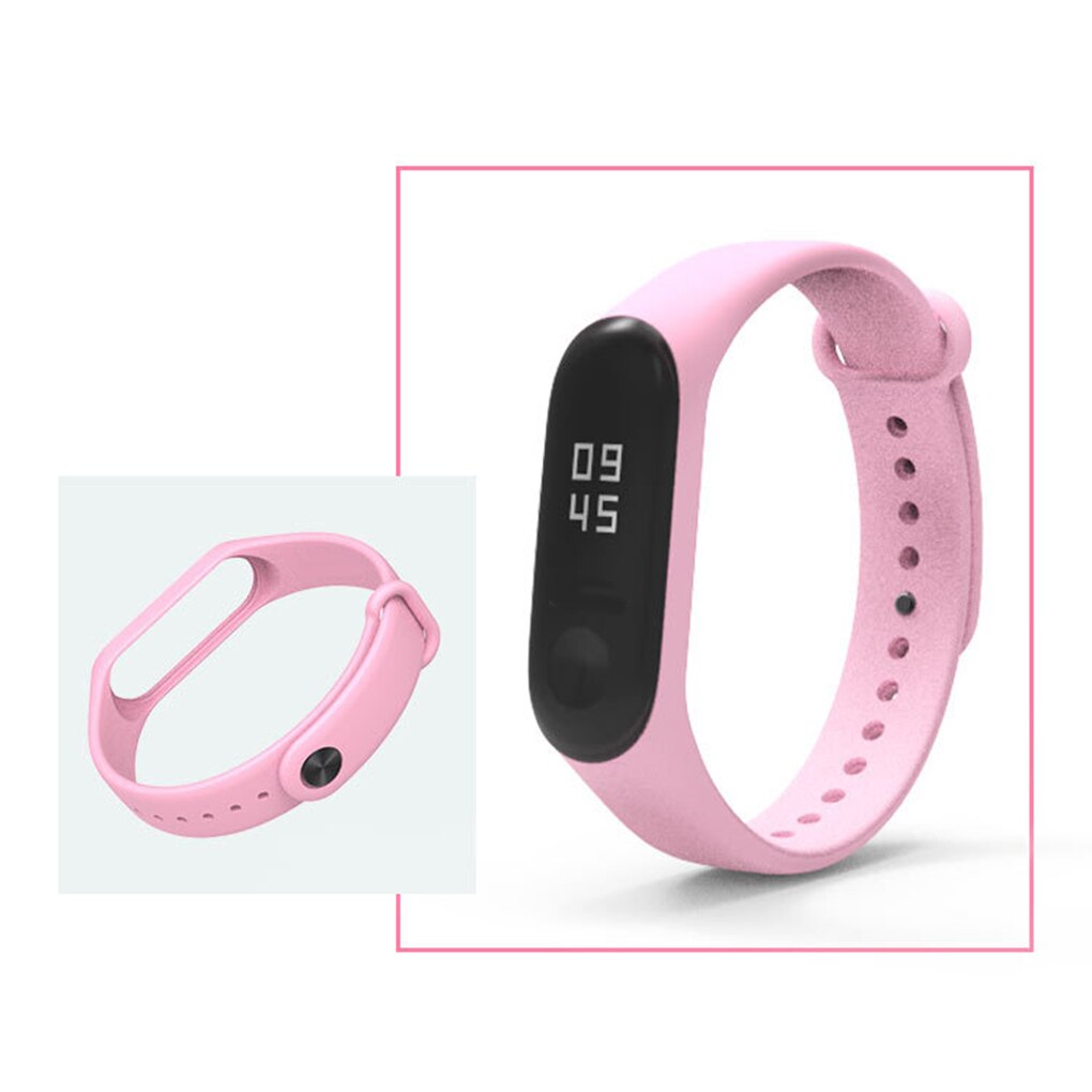 Replacement for Xiaomi Mi Band 3/4 Silicone Wristband Double Colors/Solid Sports Watch Wrist Strap Band