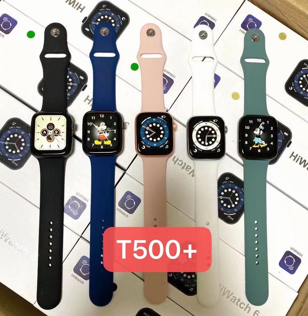 Iwo Pro T500 + Smart Horloge Plus Bluetooth Call 1.75 Inch Hartslag Bloeddrukmeter Sport Smartwatch Pk w26 Max 2.0