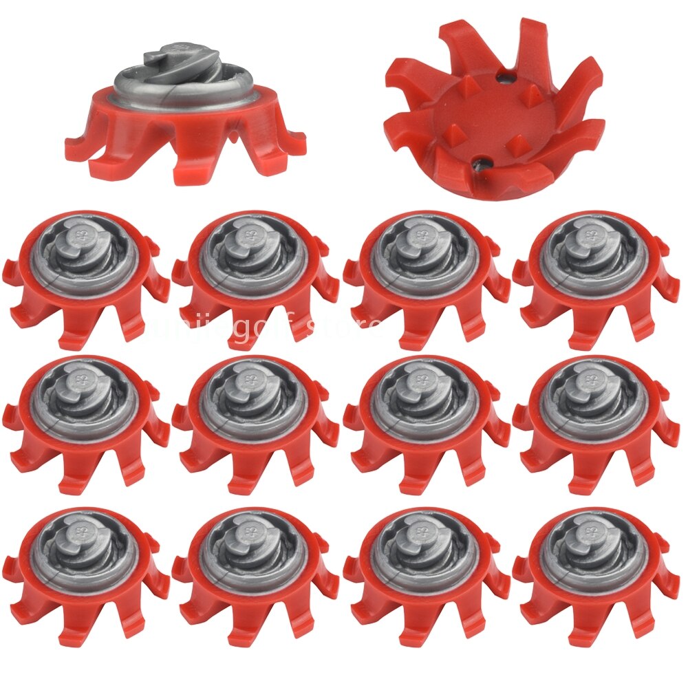 14Pcs Golf Schoen Spikes Pins 1/4 Turn Fast Twist Vervanging Schoen Spikes Golf Praktijk Accessoires Training Aids Tri-lok Systeem