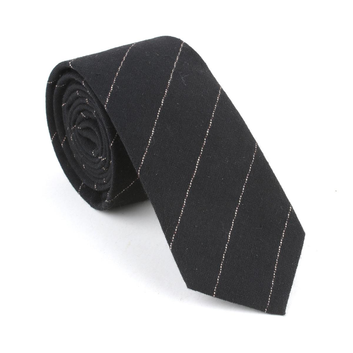 Mærke herre vintage solid hals slips til mand stribe rød blå bryllup business slim slips corbatas tyndt slips: 1