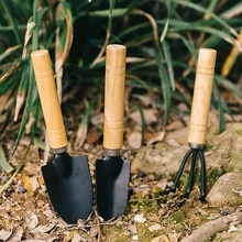 Home Gardening Tool Set Balcony Home-grown Mini Digging Suits Three-piece Shovel Rake Garden Tools Combination
