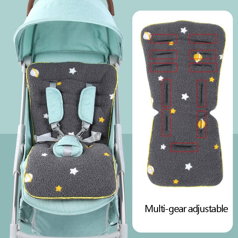 Assento do bebê assento de assento do bebê assento de assento de carro assento de assento de assento de assento de bebê almofada de assento infantil fluff universal para carrinho de criança, assento de carro