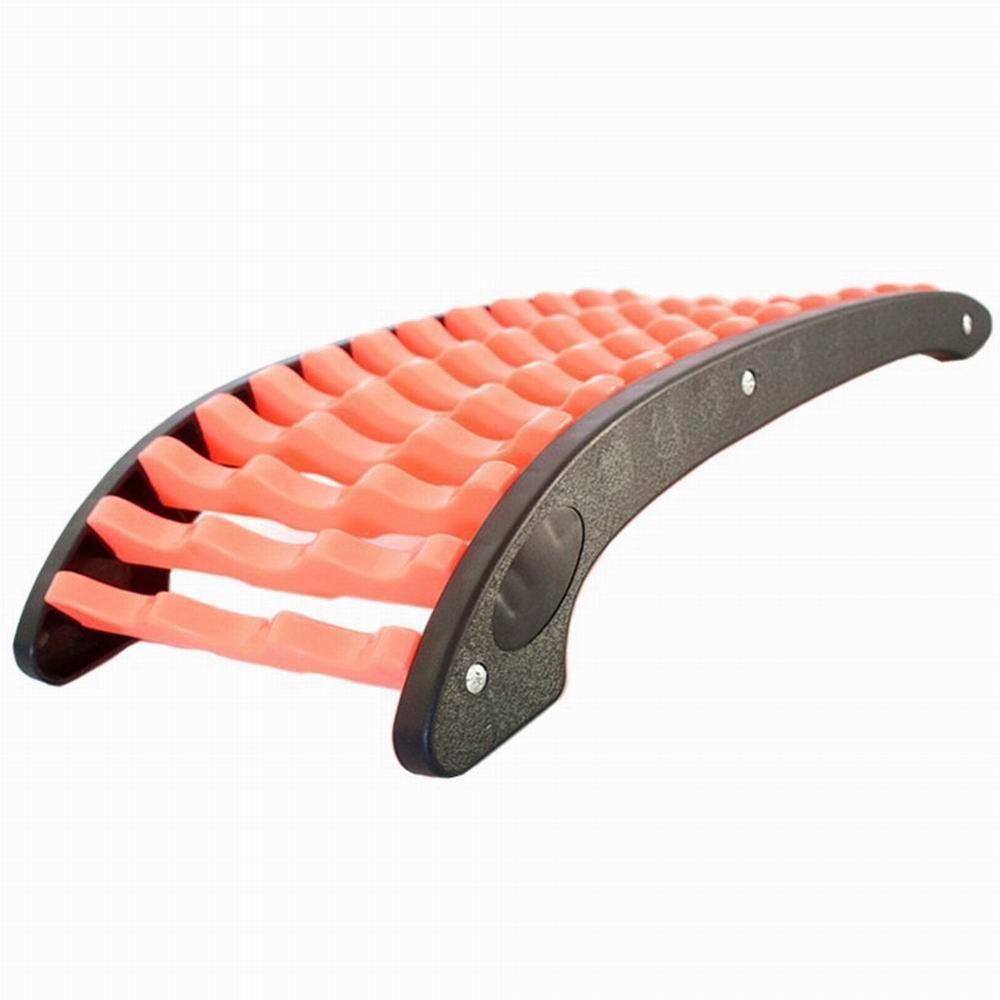 Back Stretcher Lower and Upper Back Support Pain Relief Lumbar Support Stretcher for Home Office Exercise Fitness Workout