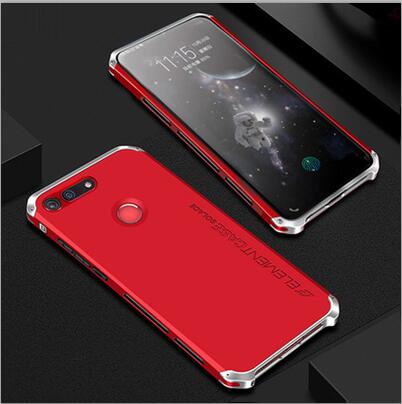 Metal Frame Phone Case For Huawei Honor View 20 Thin Hard Aluminium Hybrid PC Shell For Huawei Honor View20 Cases honorview20: Red Sliver