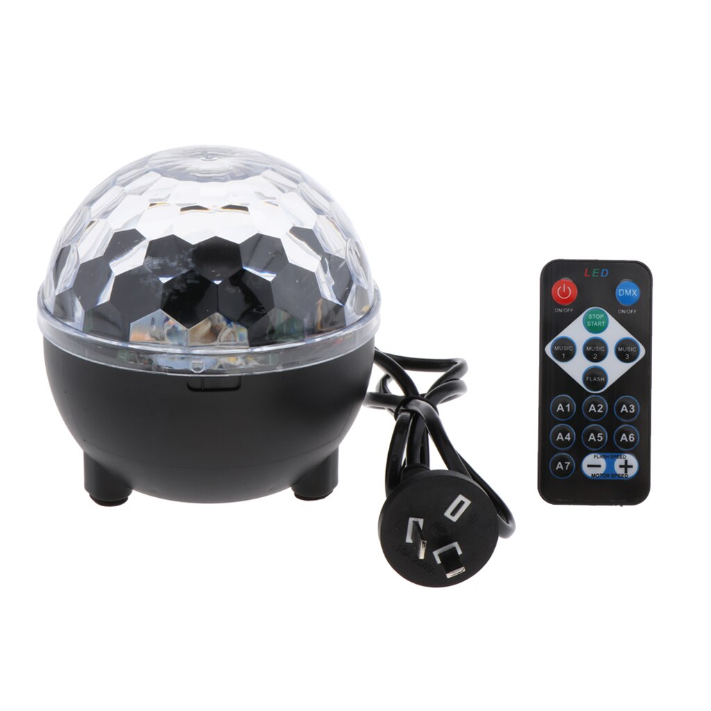 Disco de luces LED estroboscópicas para DJ, lámpara de baile con bombilla activada por sonido, AU