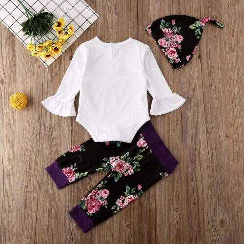 Pudcoco-vêtements pour petites filles, salopette, hauts, tenues à fleurs, pour enfants, petite grande sœur,