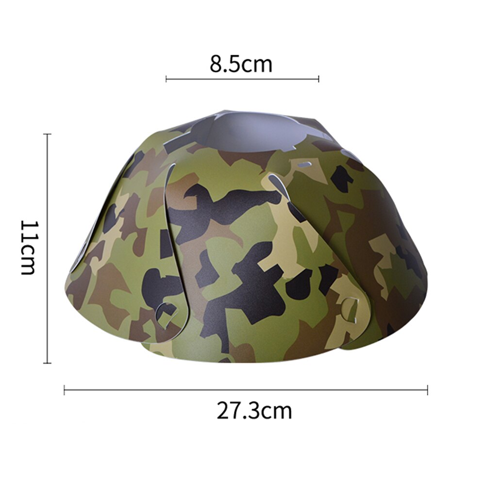 Camouflage Pvc Tent Lantaarn Schaduw Kegel Lamp Hood Cap Outdoor Camping Wandelen Voor Familie Outdoor Camping Accessoires: A