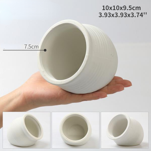 Bocal en Céramique pour Poissons, Décoration Précieuse d'Aquarium, Abri de Diversification pour Amano, ShriAJCichlid, Bonsaï, Élevage de Poissons, Aide à Cacher: GRIS