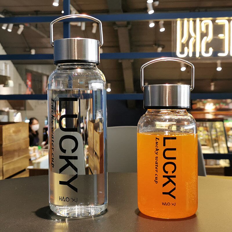 Szklane butelki na wodę o dużej pojemności przenośny szczelny kubek na wolnym powietrzu Sporty kemping piknik rowerowa wycieczka rowerowa butelka robić picia