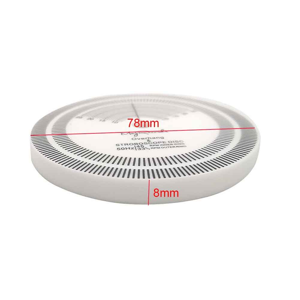 LP Vinyl Record Home Disc Stabilizer Accurate Anti Sliding Calibration Distance Turntable Phono Tachometer Gauge Protractor