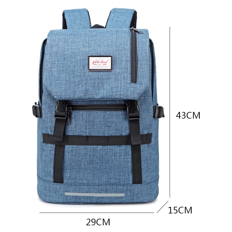 Men&#39;s backpacks Laptop bags Travel student backpacks casual tote nylon Anti-theft backpack for male bag College style