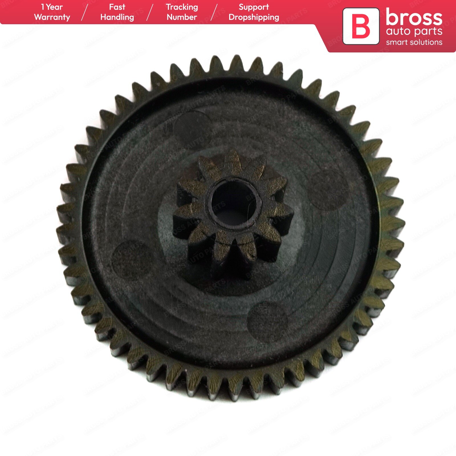 Válvula de recirculación de gases de escape para coche, actuador de engranaje de piñón de Gas Cog para Dacia Logan Duster Sandero BGE659 EGR, 49 dientes