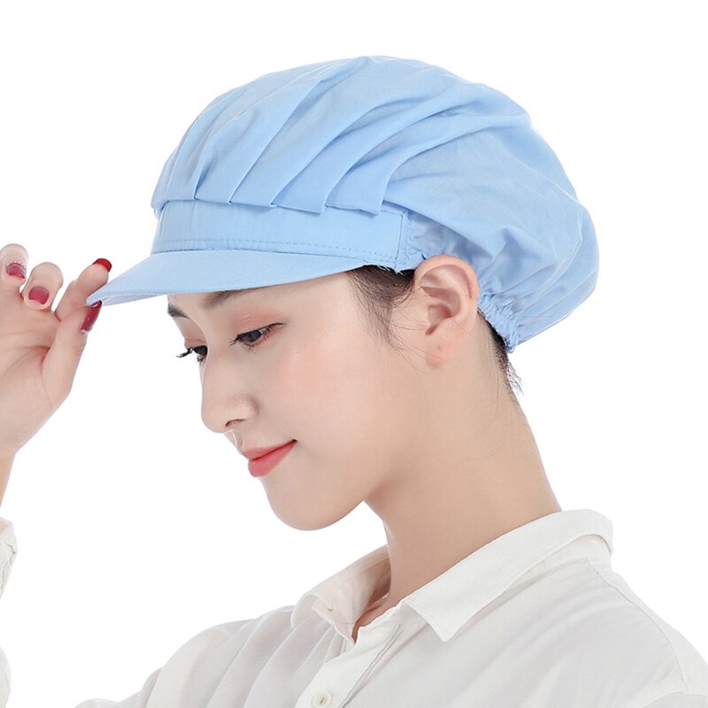 Unisex Chef Hat Elastic Chef Cap Kitchen Baking Cooking Hat For Men Women