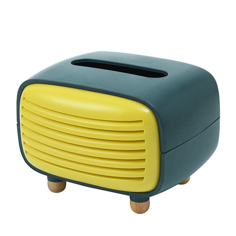 Tissue Box Imitation Radio Paper Drawer Box Simple Paper Towel Storage Box: b3
