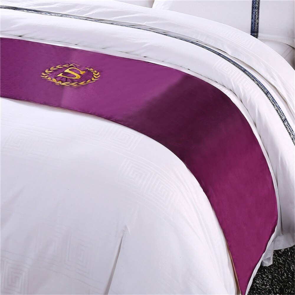 Rayuan lilla ruskind s tegn tæppe til sengetøj seng runner sengetæppe sengetæppe hotel sengetøj indretning enkelt dronning king size