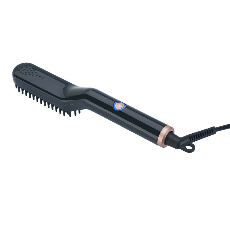 Mini lisseur à barbe en céramique pour hommes, brosse à cheveux, fer à friser, peigne à lisser rapide, styliste, nouveauté