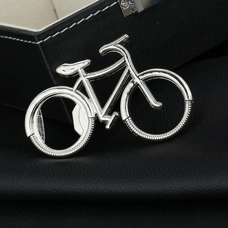 1 stk flaskeåbner søde trendy cykel cykel værktøjslinje åbner nøglering metalringe øl nøgle flaske  w0 m 0: Default Title