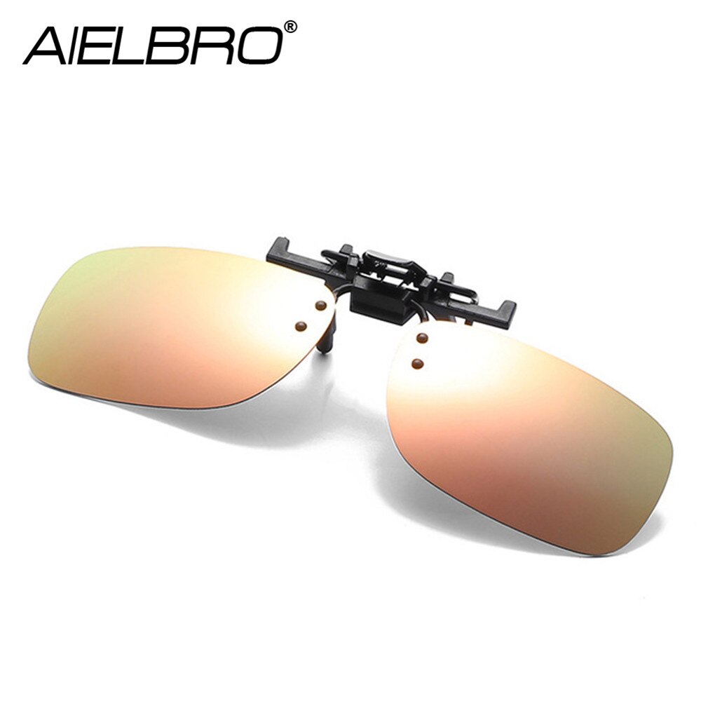 Clip on okulary spolaryzowane okulary mężczyźni kobiety jazda samochodem łowienie ryb jazda na rowerze turystyka okulary przeciwsłoneczne Night Vision okulary przeciwsłoneczne w formie nakładki