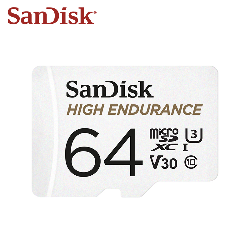 Oryginalna karta pamięci sandisk high endurance micro sd micro sdhc 32gb v30 c10 micro sd dxc 64gb 128gb 256gb do kamery samochodowej