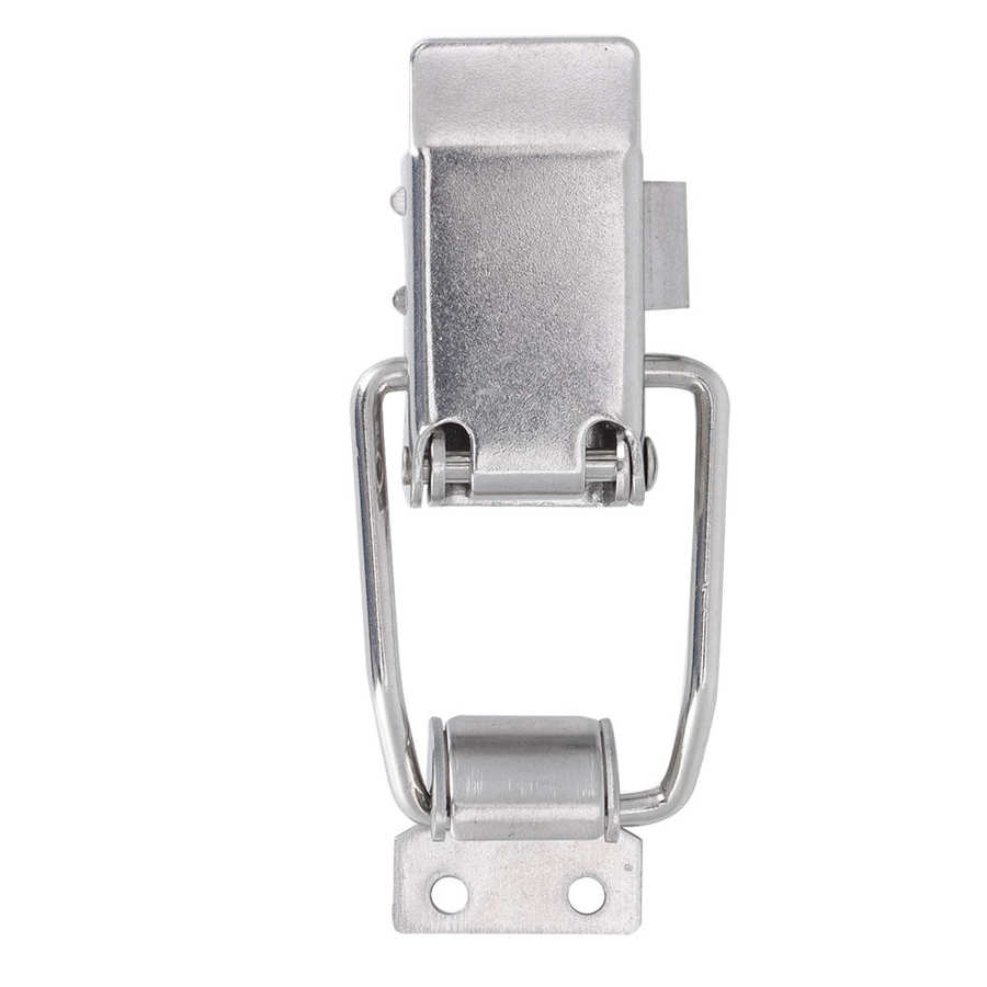 Cabinet Lock Hasp Spring Loaded Latch Catch Toggle Stainless Steel Lock Hasp Insurance Tool Box Buckle