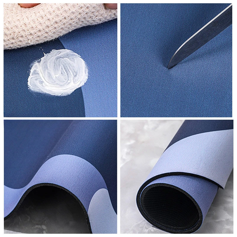 Saugfähige Badezimmer-Badematte, rutschfester Teppich, schnell trocknende Badematten, Küche, Eingang, Fußmatten, Heim-Fußmatt, Badewannen-Teppich