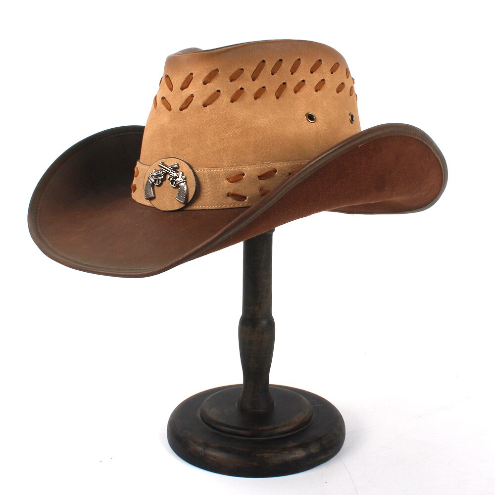 Herr halm western cowboyhatt sommar gentleman sombrero hombre kepsar pappa gudfar hattar storlek 58-59cm