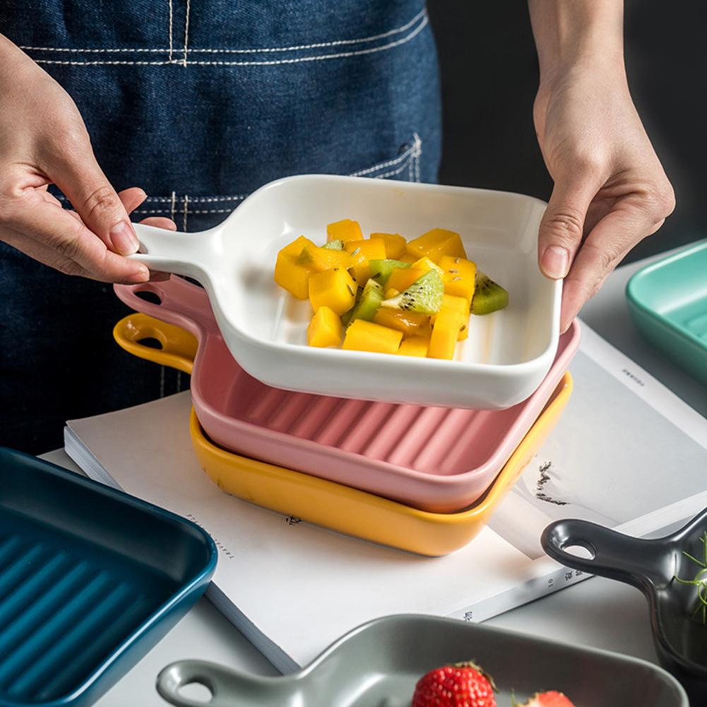 Voedsel Plaat Non-stick Warmte-Geïsoleerde Keramische Keuken Koken Plaat Voor Thuis