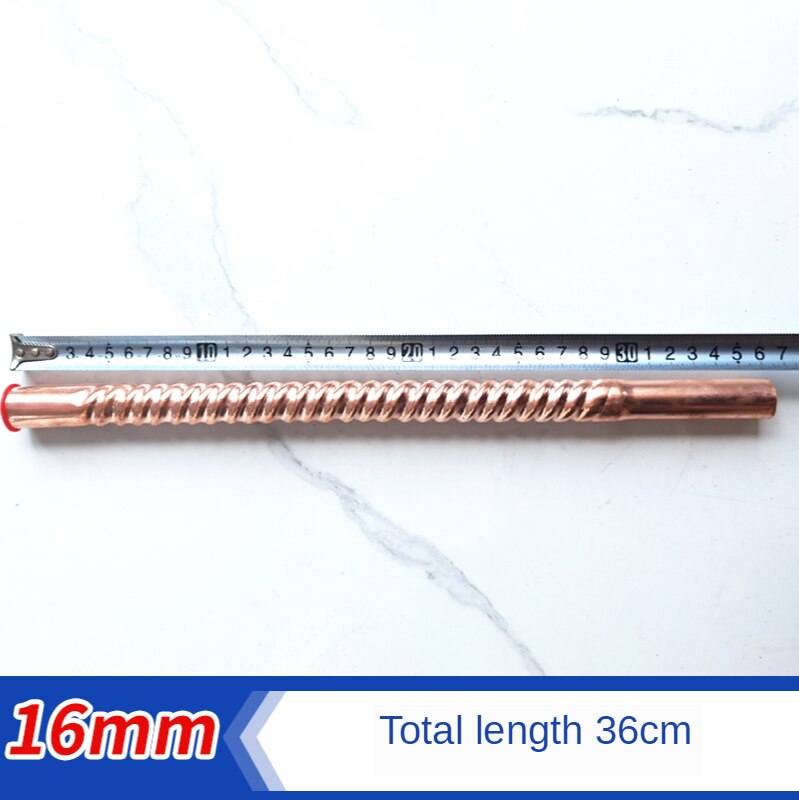 16/19MM Air conditioning copper corrugated pipe Air conditioning connect pipe Easy to bend welding pipe Accessories: 16mm
