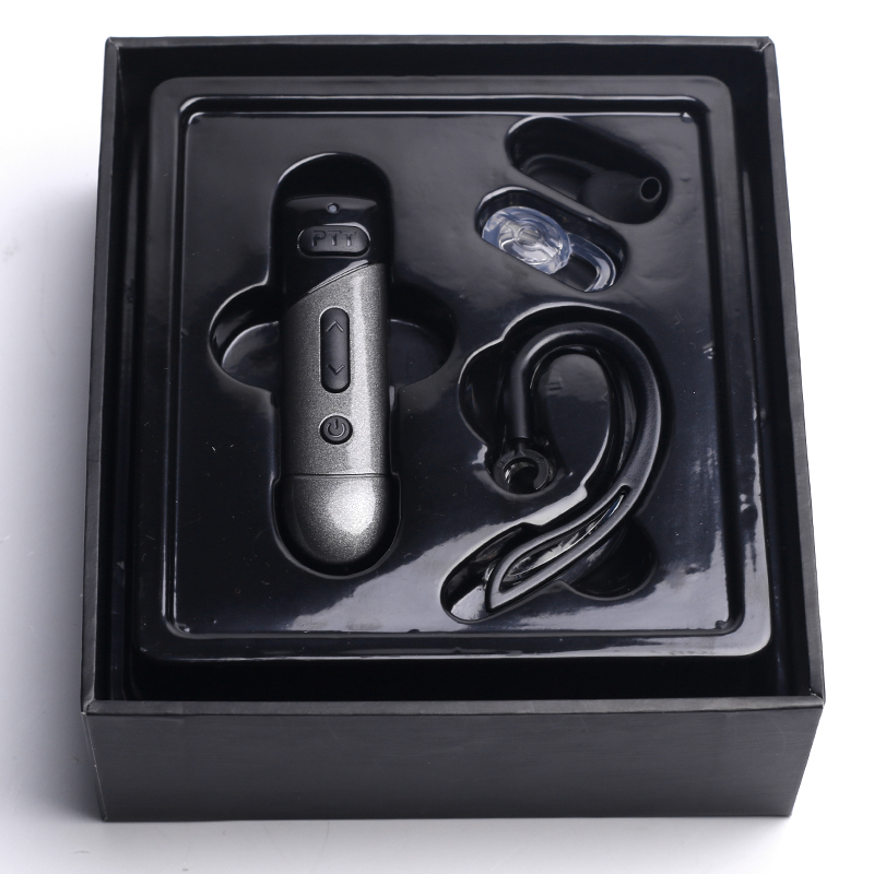 OPPXUN A09 MINI Walkie Talkie Interphone a mano libera prosciutto portatile Radio bidirezionale cuffia pratica ricetrasmettitore professionale Ultra piccolo: gray