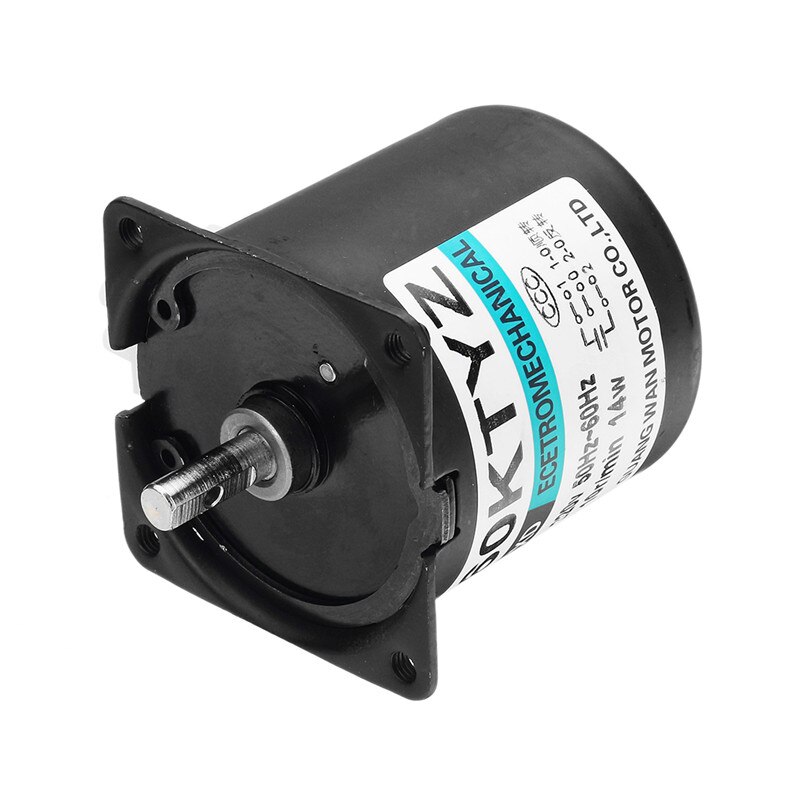 60Ktyz Ac Motor 220V 10Rpm Permanent Magnetic Electric Synchronous Motor 14W Permanent Magnet Motor
