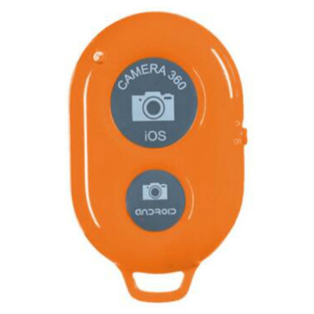 Remote Control Wireless Selfie Android Ios System Mobile Phone Selfie Artifact Shutter Remote Control: Orange