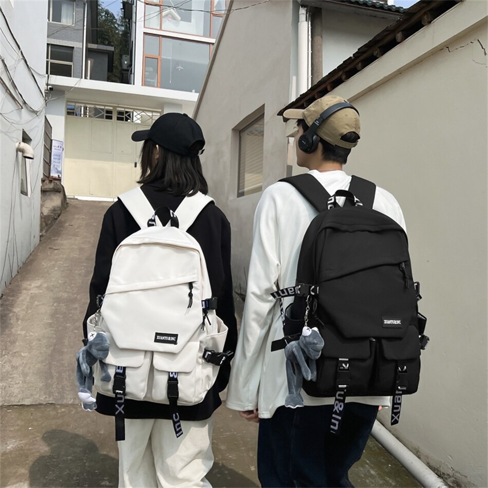 Paar Rugzak Purse Nylon Rugzak Grote Capaciteit Rucksuck Voor Tiener Mannen Outdoor Travel School Book Bag Mochila